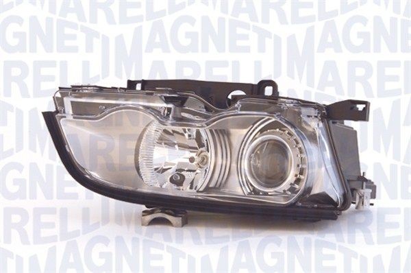 Far Bmw Seria 3 (E46), 07.2001-03.2003, montare fata, dreapta, D2S+H7; electric; rama Titan; cu bec xenon; cu balast; cu motor; xenon, MAGNETI MARELLI