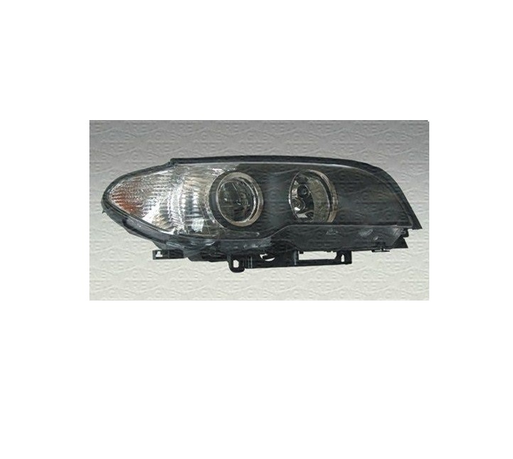 Far Bmw Seria 3 (E46), Coupe/Cabrio 03.2003-09.2006, montare fata, dreapta, D2S+H7; electric; lucas alb, reflector negru; cu motor; xenon, MAGNETI MARELLI Far Bmw Seria 3 (E46), Coupe/Cabrio 03.2003-09.2006, montare fata, dreapta, D2S+H7; electric; lucas alb, reflector negru; cu motor; xenon, MAGNETI MARELLI