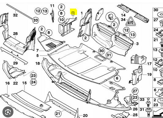 Deflector aer Bmw Seria 5 (E60/E61), 06.2003-06.2010, montare fata, dreapta, RapidAuto