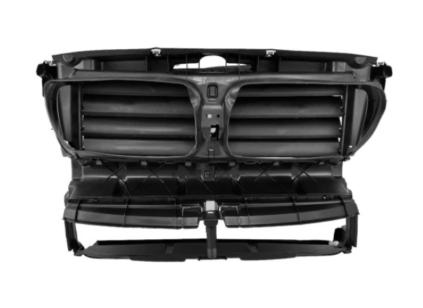 Grila radiator cu Clapete active / difuzor aer Bmw Seria 5 (F10/F11), 12.2009-08.2017, montare fata, cu 2 motoare, RapidAuto