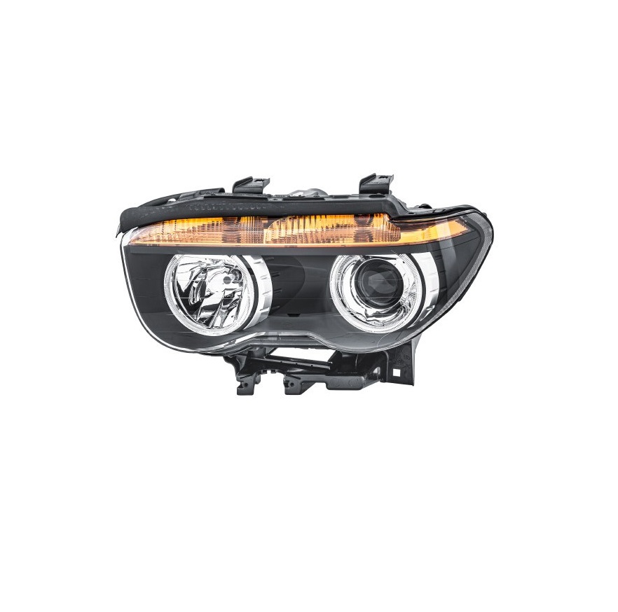 Far Bmw Seria 7 (E65/E66), 09.2001-12.2004, montare fata, stanga, D2S+H7+P21W; electric; semnal galben; fara bec xenon; fara ballast; cu motor; cu bec; xenon, HELLA