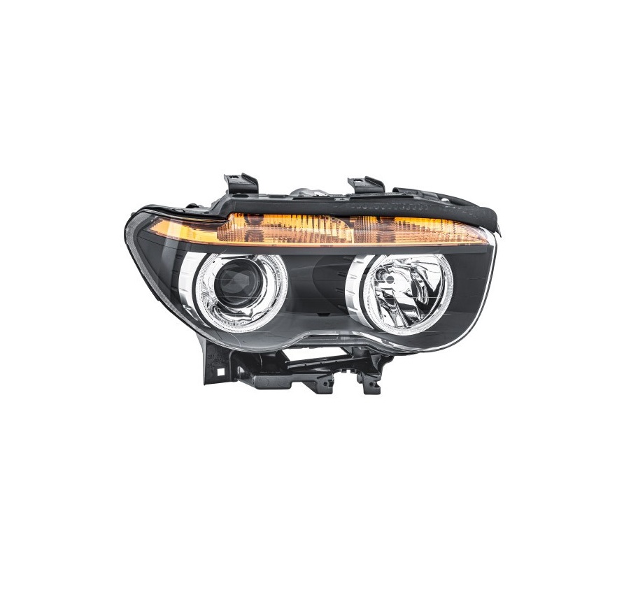 Far Bmw Seria 7 (E65/E66), 09.2001-12.2004, montare fata, dreapta, D2S+H7+P21W; electric; semnal galben; fara bec xenon; fara ballast; cu motor; cu bec; xenon, HELLA
