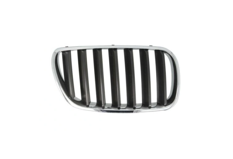 Grila radiator Bmw X3 (E83), 2006-2008, montare fata, dreapta, Cromat/Titaniu, intunecat, RapidAuto