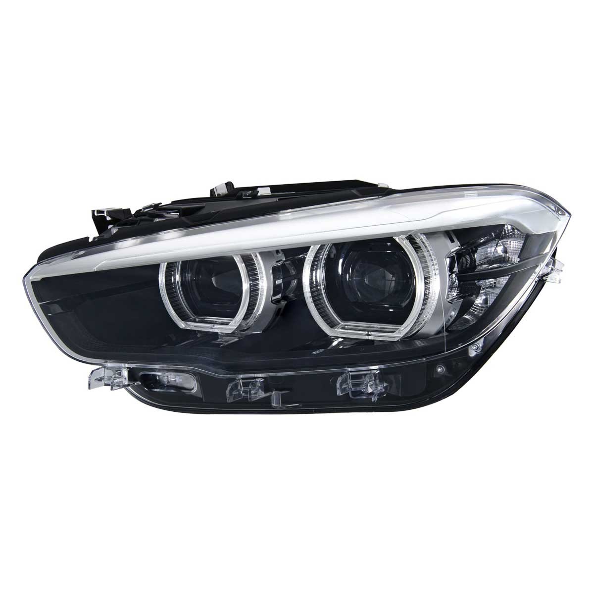 Far Bmw Seria 1 (F20), 05.2015-06.2019, montare fata, stanga, LED; electric; negru; LED; cu lumina viraje, HELLA