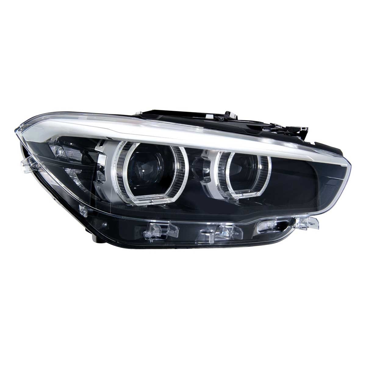 Far Bmw Seria 1 (F20), 05.2015-06.2019, montare fata, dreapta, cu lumini de zi tip LED; LED; electric; negru; LED, HELLA
