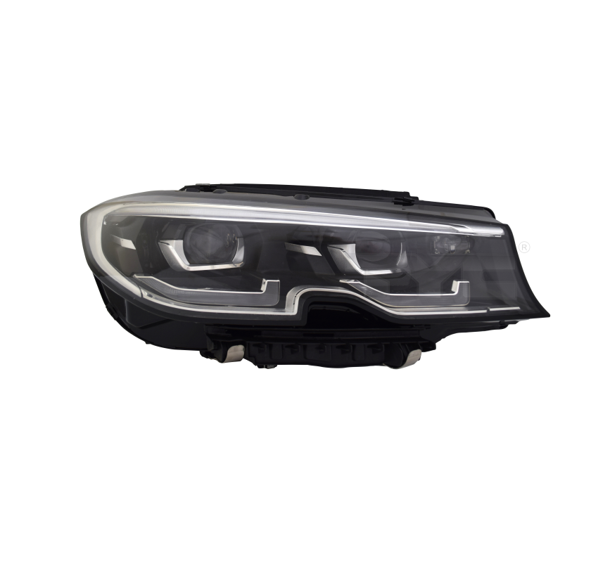 Far Bmw Seria 3 (G20/G21), 03.2019-, montare fata, dreapta, LED; electric; fara modul semnalizator fata LED; fara modul lumini de zi LED; fara modul LED; cu motor; LED; cu lumina viraje; fara marcaj &quot;BMW LED&quot;, TYC