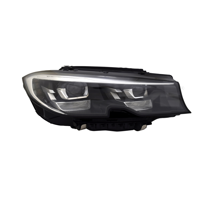Far Bmw Seria 3 (G20/G21), 03.2019-, montare fata, dreapta, LED; electric; fara modul semnalizator fata LED; fara modul lumini de zi LED; fara modul LED; cu motor; LED; fara sistem semnalizare; fara marcaj &quot;BMW LED&quot;, TYC