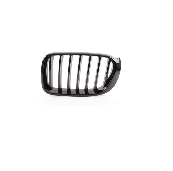 Grila radiator Bmw X3 (F25), 03.2014-08.2017; X4 (F26), 08.2014-05.2018, montare fata, stanga, Negru lucios, RapidAuto