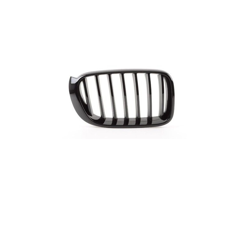 Grila radiator Bmw X3 (F25), 03.2014-08.2017; X4 (F26), 08.2014-05.2018, montare fata, dreapta, Negru lucios, RapidAuto