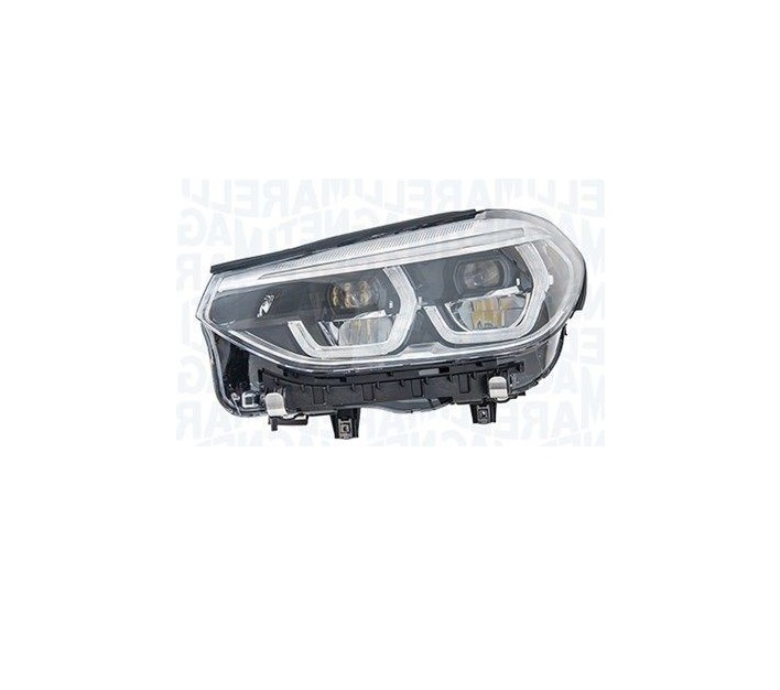 Far Bmw X3 (G01), 06.2017-07.2021; X4 (G02), 03.2018-, montare fata, stanga, cu functie mascare faruri faza lunga; cu indicator led; LED; electric; fara modul LED; LED; cu lumina viraje, MAGNETI MARELLI