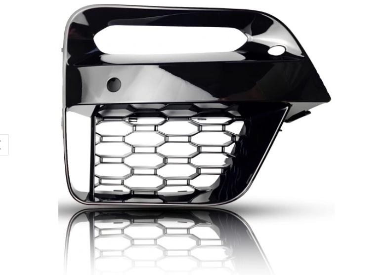 Grila bara protectie, spoiler Bmw X3 (G01), 06.2017-07.2021; X4 (G02), 03.2018-, model: pachet,M, montare fata, dreapta, gaura senzor parcare; gauri proiectoare, RapidAuto