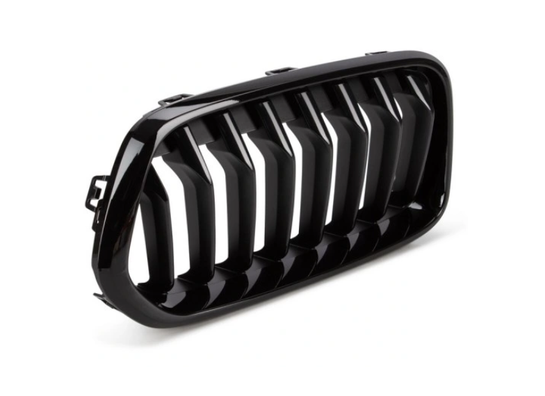 Grila radiator Bmw X2 (F39), 03.2018-2024, model: pachet,M, montare fata, dreapta, Negru lucios, RapidAuto