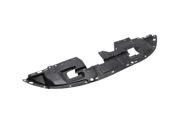 Spoiler bara protectie Peugeot 4007 (V_), 03.2007-; Citroen C-Crosser (Ep), 06.2007-03.2012; Mitsubishi Outlander (Cw0), 03.2007-2012, montare fata, (HDPE); parte inferioara, RapidAuto