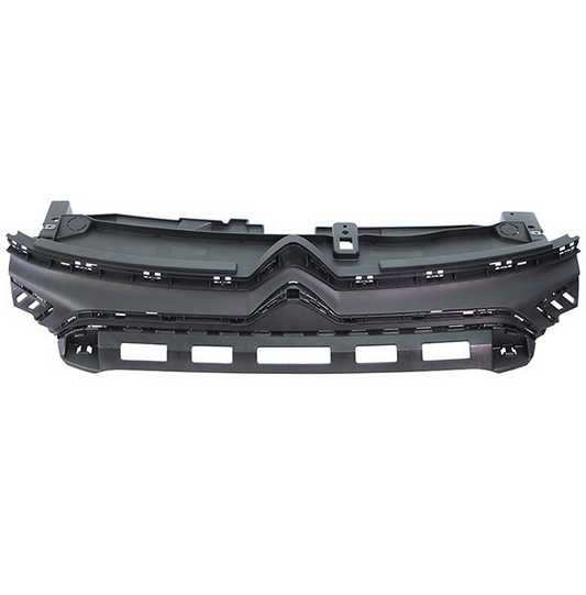 Grila radiator Citroen C3, 01.2020-, montare fata, negru/negru, RapidAuto