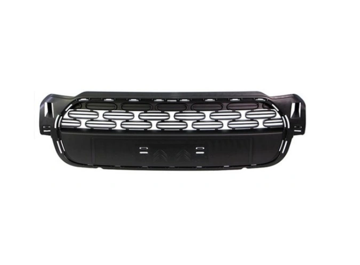 Grila bara protectie, spoiler Citroen C3, 01.2020-, montare fata, negru/negru, RapidAuto
