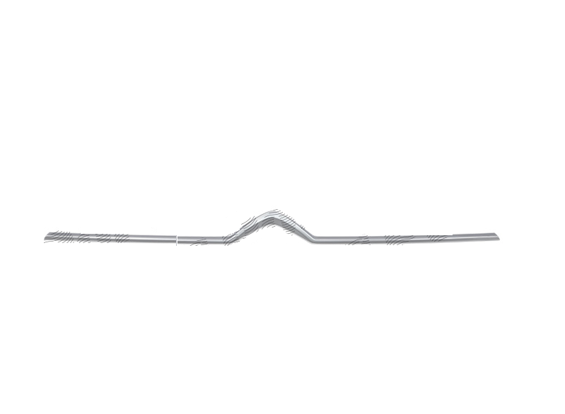 Ornament grila Citroen C-Elysee, 01.2017-, montare fata, cromat; inferior, RapidAuto