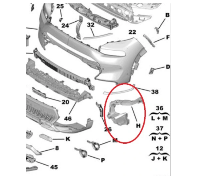Suport bara protectie, spoiler Citroen C3 Aircross, 07.2021-, montare fata, stanga+dreapta, set (2 buc.); lateral, RapidAuto