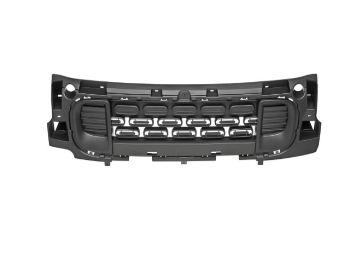 Grila bara protectie, spoiler Citroen Berlingo, 06.2018-, model: Multispace, montare fata, negru, Texturat, RapidAuto