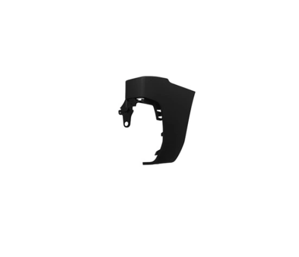 Parte laterala bara, colt lateral flaps Citroen Berlingo, 06.2018-, Opel Combo/Life, 09.2018-, Peugeot Partner, 06.2018- Model Scurt, Cu 2 Usi Spate, montare spate, dreapta, negru, Texturat, RapidAuto