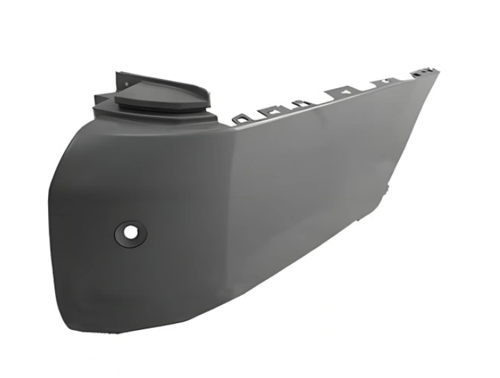 Parte laterala bara, colt lateral flaps Citroen Jumpy, 06.2016-, Opel Zafira Life, 08.2019-, Peugeot Expert, 06.2016-, Toyota Proace, 06.2016- Pt. Modele Cu Ampatament Lung, Cu O Gaura Pt. Senzor De Parcare, spate, dreapta, grunduit