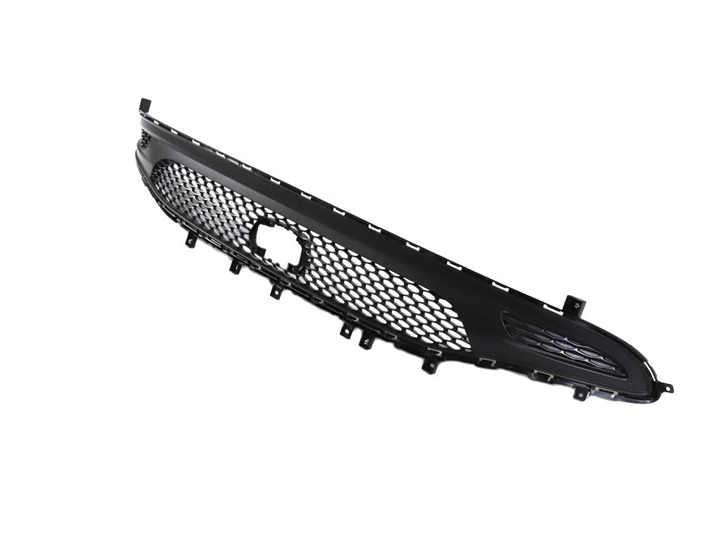 Grila bara protectie, spoiler Chrysler Pacifica, 2021-, Voyager, 2022-12.2023 Model: Lx, Voyager, 01.2021-12.2021 Model: L, Lx, Lxi, montare fata, centrala, negru, Texturat; cu gauri cruise control adaptiv, RapidAuto