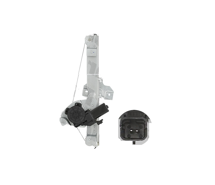 Macara geam cu motoras Dacia Duster, 01.2010-10.2017; Sandero (Sd), 06.2008-01.2013, montare spate, dreapta, RapidAuto