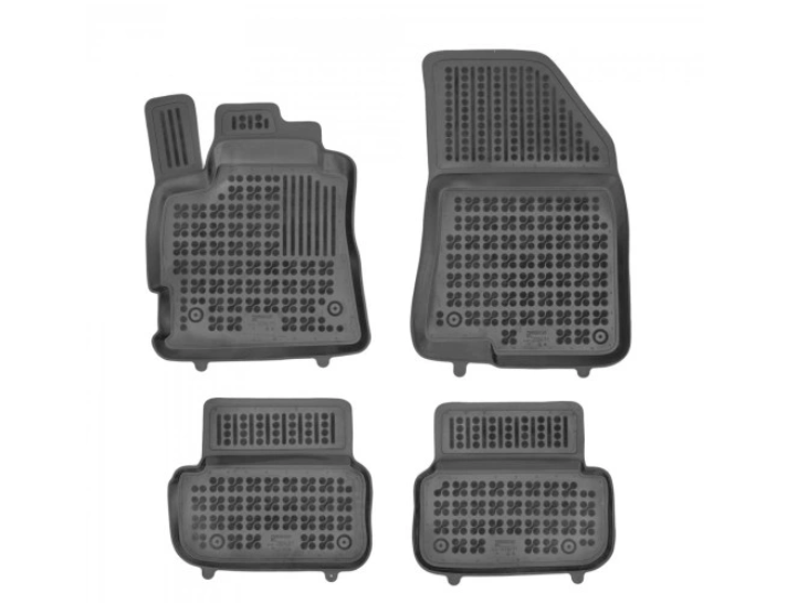 Covorase auto Dacia Sandero, 01.2021-, negru; elastomer, RapidAuto