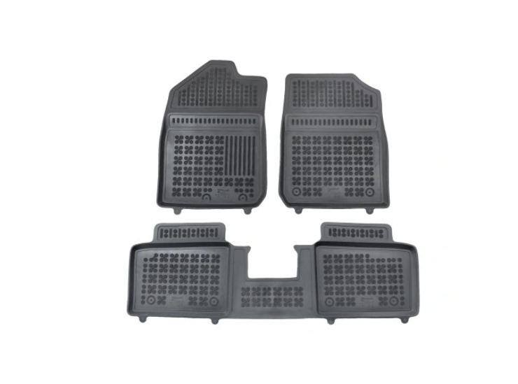 Covorase auto Dacia Spring, 10.2020-, negru; elastomer, RapidAuto