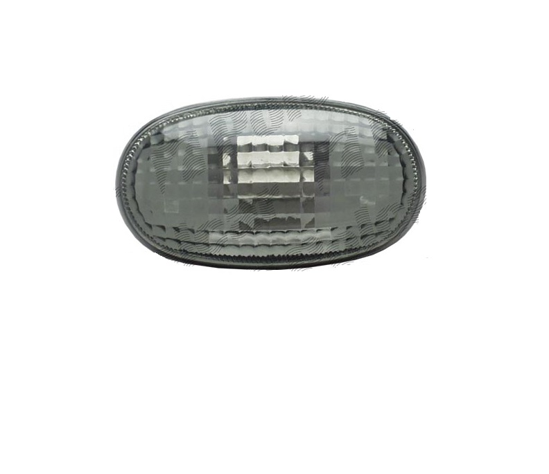 Lampa semnalizare aripa Chevrolet Aveo (T200), 01.2003-; Spark/Matiz (M200/250), 05.2005-; Daewoo Kalos (Klas/T200), 01.2003-; Leganza (Klav/V100), 01.1996-; Matiz I (Klya/M100), 01.1998-; Nubira 1997-2003; montare fata, fumuriu; fara soclu bec ; tuning