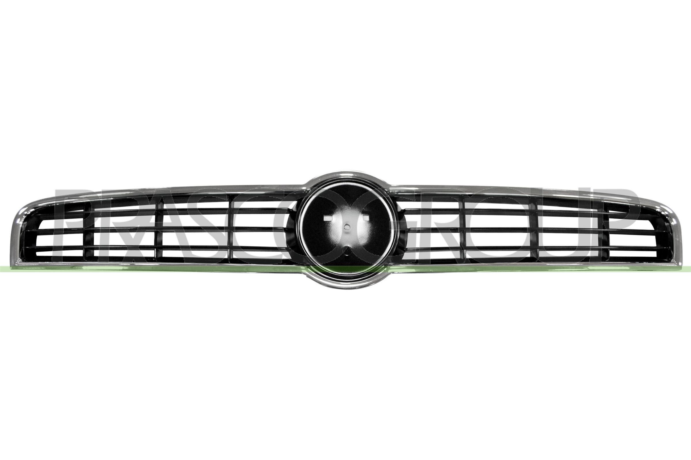 Grila radiator Fiat Bravo (198), 02.2007-2014, montare fata, negru/cromat, RapidAuto