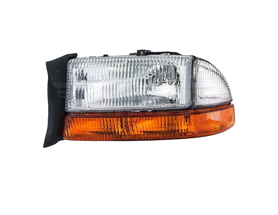 Far Dodge Dakota, 1998-12.2004; Durango, 1998-01.2004, montare fata, stanga, cu Lucas; Tip=USA; HB5+P27/7W+W5W; manual; Omologare: SAE; halogen, Taiwan