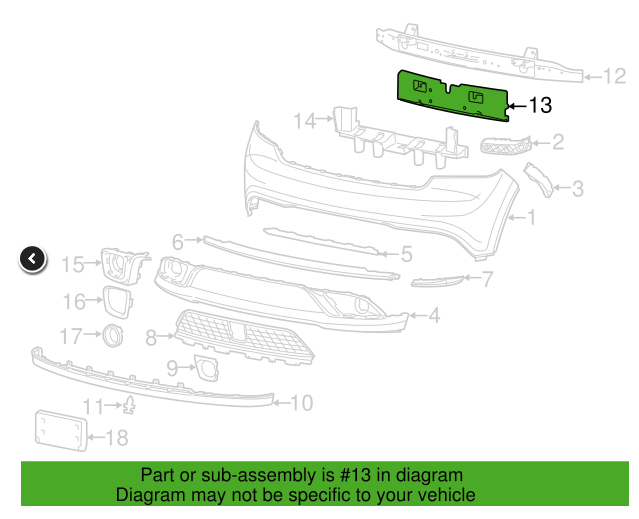 Absorbant soc bara fata Dodge Durango, 2018-07.2020, model: Citadel, Limited, SXT, EPP, RapidAuto