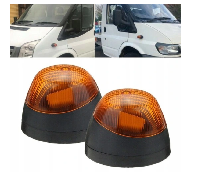 Lampa semnalizare aripa Ford Transit (V184/5), 05.2000-04.2006, montare fata, stanga, scurt; galben; cu bec; EU