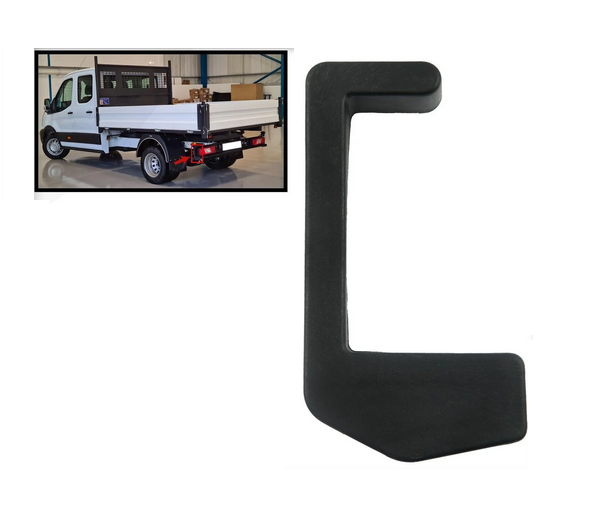 Parte laterala bara, colt lateral flaps Ford Transit (V184/5), 05.2000-04.2006, model: caroserie, montare spate, stanga, plastic, RapidAuto
