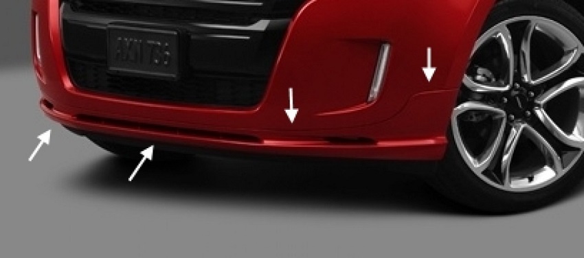 Spoiler bara protectie fata Ford Edge, 2011-10.2014, model: Sport, Version USA, montare fata, RapidAuto