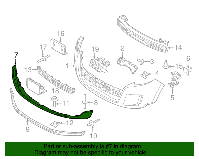 Spoiler bara protectie fata Ford Edge, 2011-10.2014, model: fara sport, montare fata, negru, Texturat, RapidAuto