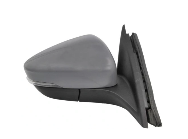 Oglinda exterioara Ford Focus, 04.2018-12.2021, montare dreapta, reglaj electric; grunduit; incalzit; sticla convexa; geam cromat; 12 gauri / 6 pini; cu semnalizare, SRLine