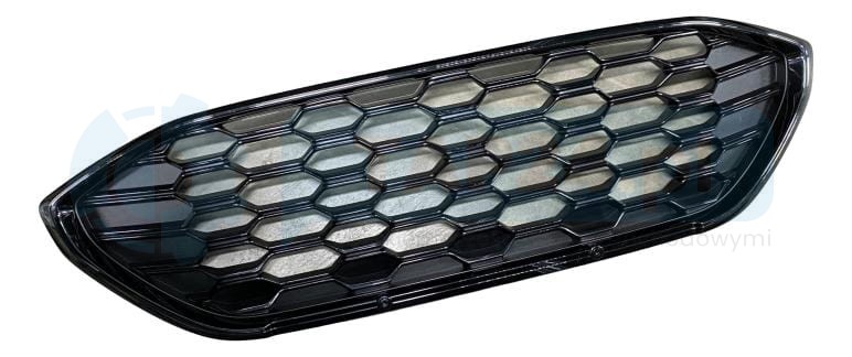 Grila radiator Ford Puma, 10.2019-, model: ST, montare fata, negru, RapidAuto
