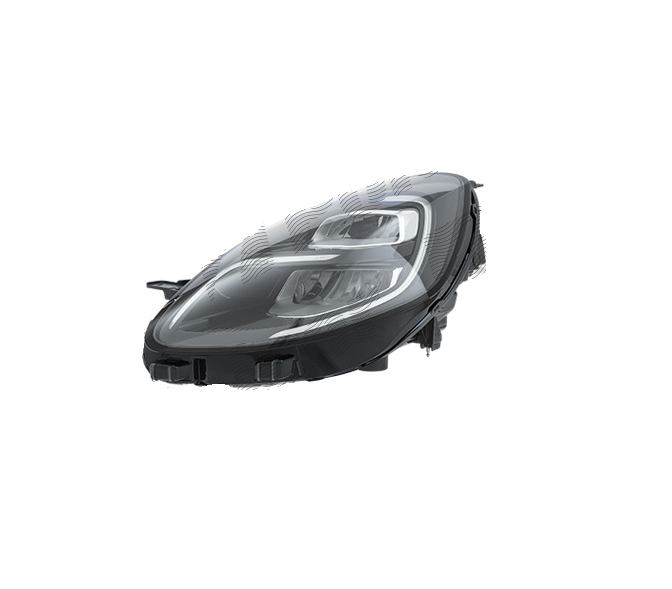 Far Ford Puma, 10.2019-04.2021, montare fata, stanga, LED; electric; rama argintie; fara modul LED; LED, VALEO