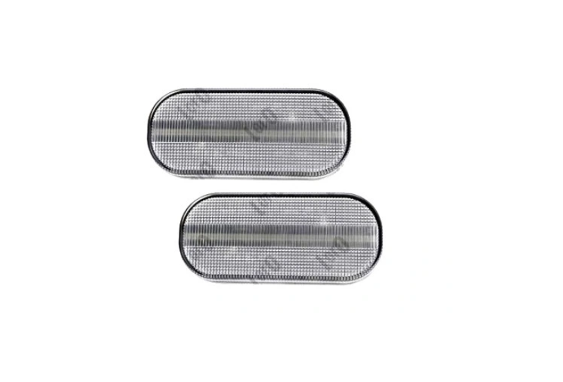 Lampa semnalizare Ford Transit/Tourneo, 01.2014-12.2019; Transit/Tourneo, 10.2019-, model tuning, montare fata/spate, stanga+dreapta, oval; LED; transparent; tuning; RapidAuto