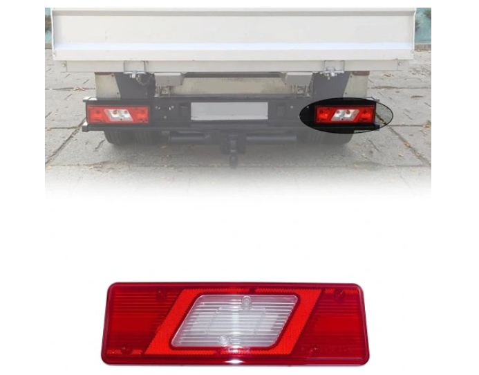 Sticla stop spate, dispersor Ford Transit/Tourneo, 01.2014-12.2019; Transit/Tourneo, 10.2019-, model: caroserie, montare spate, dreapta, piulita din plastic; EU