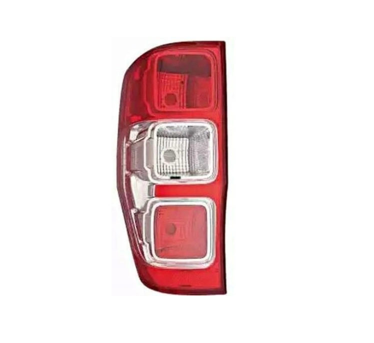 Stop spate, lampa Ford Ranger, 04.2011-05.2016, montare spate, stanga, cu lampa ceata spate; W21/5W+W21W+WY21W; rama cromata; cu locas bec; RapidAuto