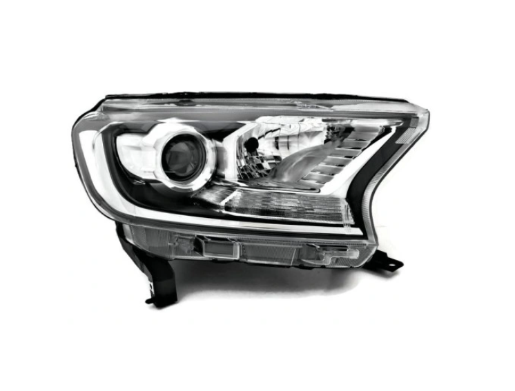 Far Ford Ranger, 05.2016-05.2018, montare fata, dreapta, cu lentile; cu lumina de zi; H11+H15+PY21W+W5W; electric; fara motor; fara becuri cu capace; halogen, RapidAuto