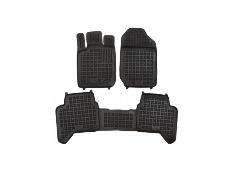 Covorase auto Ford Ranger, 05.2016-12.2022, negru; elastomer, RapidAuto