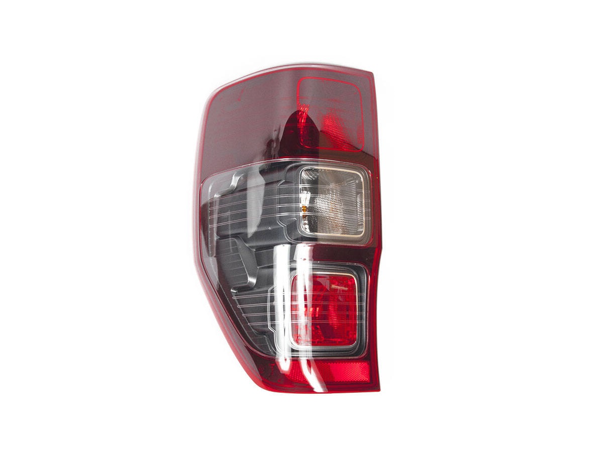 Stop spate, lampa Ford Ranger, 04.2011-05.2016, model: RAPTOR, Redback, montare spate, dreapta, cu lampa de mers inapoi; W21/5W+W21W+WY21W; rama neagra; cu locas bec; RapidAuto