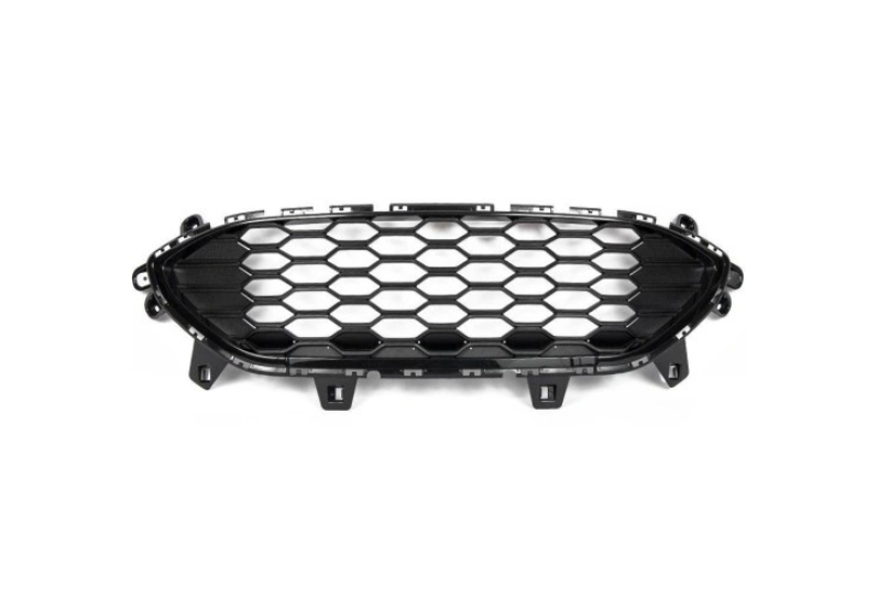 Grila radiator Ford Kuga, 12.2019-05.2024; Escape, 04.2019-, model: ST-Line, montare fata, lucios, negru/negru, RapidAuto