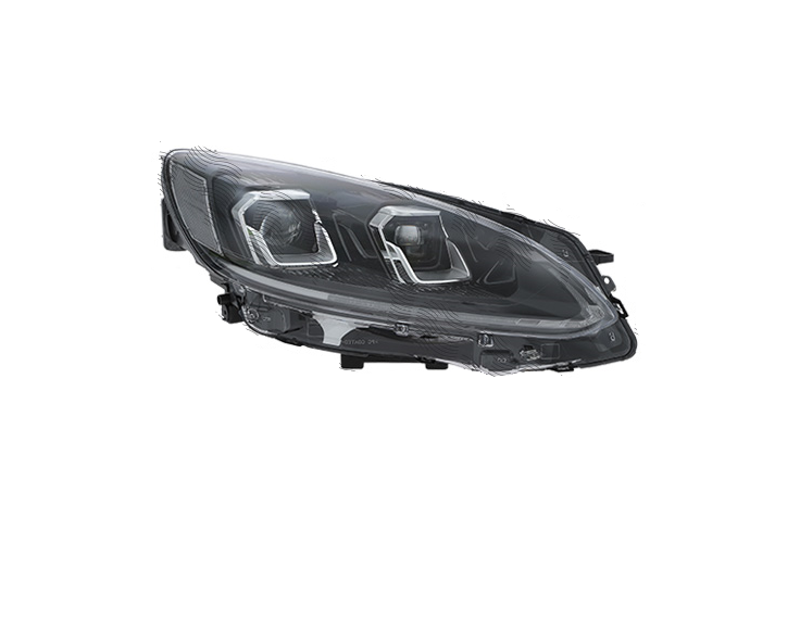 Far Ford Kuga, 12.2019-05.2024, montare fata, dreapta, asistenta faza lunga; asistenta faza scurta; LED; electric; rama cromata; fara modul LED; LED; cu lumina dinamica pentru viraje; cu lumina pentru viraje statica, VALEO