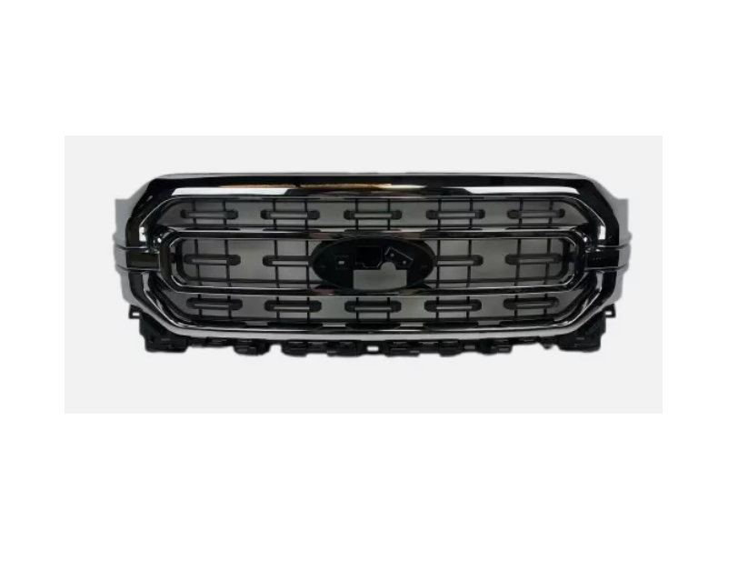 Grila radiator Ford F-Series, 10.2020-, model: F150, montare fata, Cu ornamente cromate; negru, RapidAuto