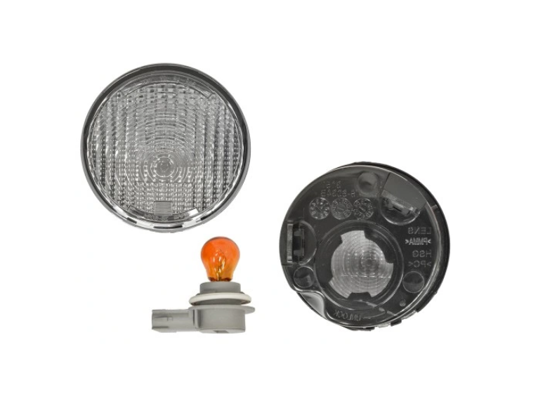 Lampa semnalizare fata cu pozitie Jeep Wrangler (Jk), 2014-2018, montare fata, dreapta, Tip=USA; PY27/7W; alb; cu soclu bec; Omologare: SAE; Taiwan
