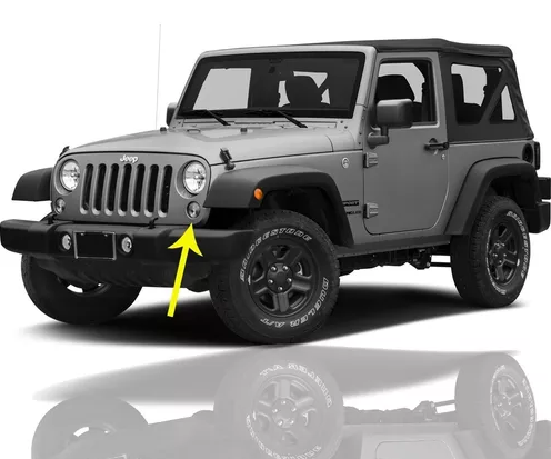 Lampa semnalizare fata cu pozitie Jeep Wrangler (Jk), 2014-2018, montare fata, dreapta, Tip=USA; PY27/7W; alb; cu soclu bec; Omologare: SAE; Taiwan